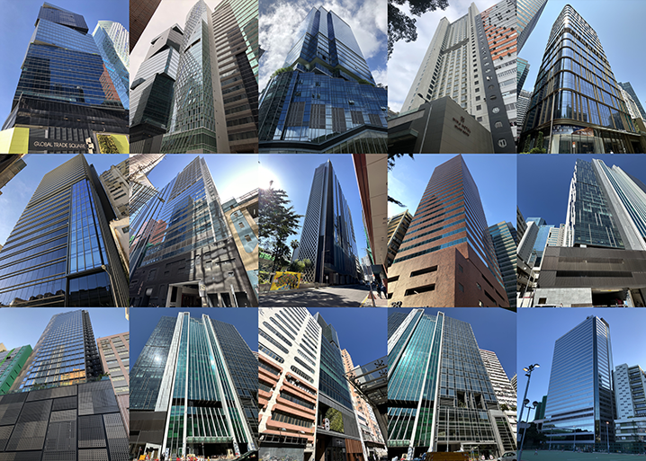 Redevelopment projects for office/hotel uses in WCHBA