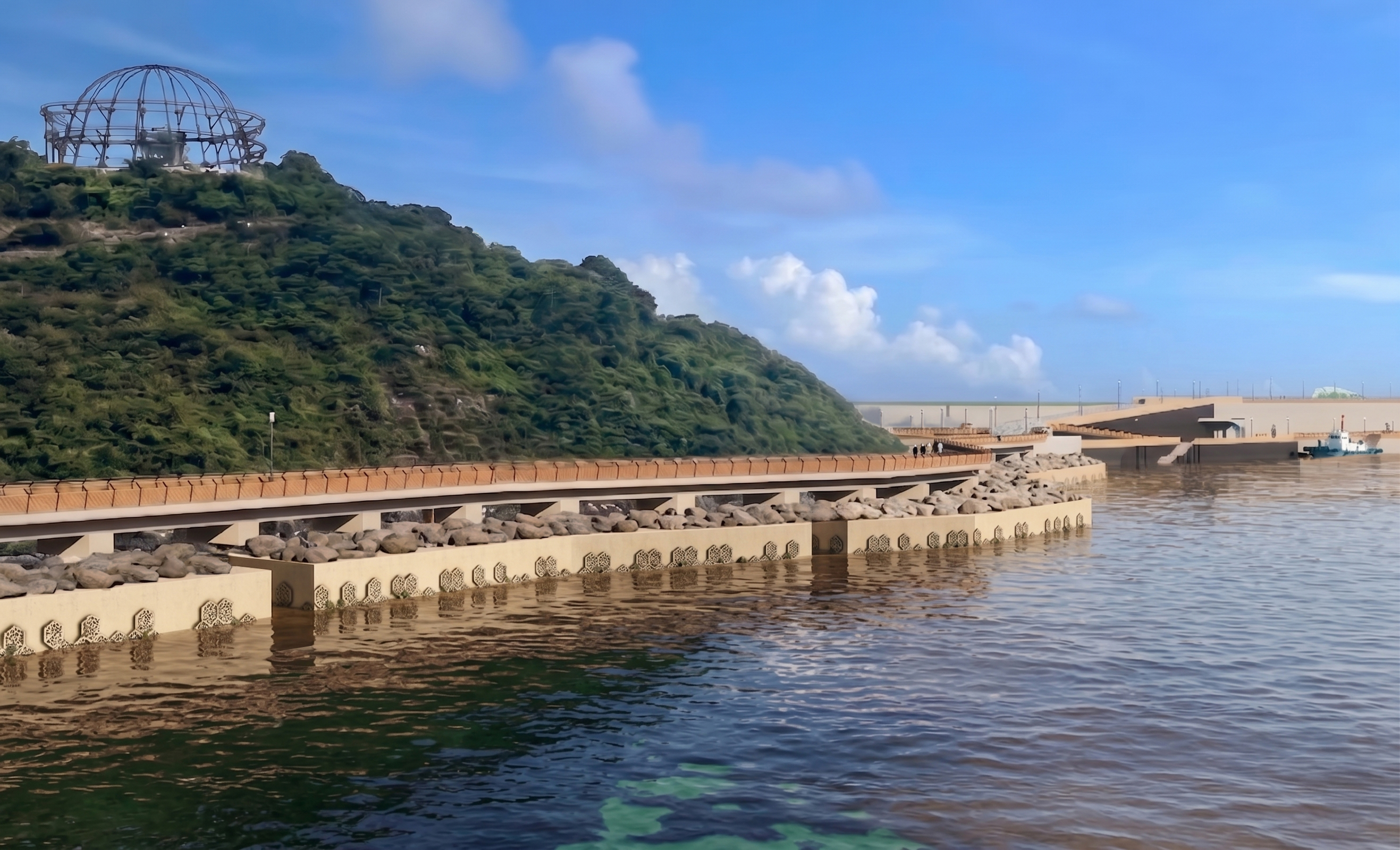 Expansion of Aberdeen Typhoon Shelter – proposed breakwater